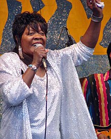 Foto da cantora de blues Koko Taylor